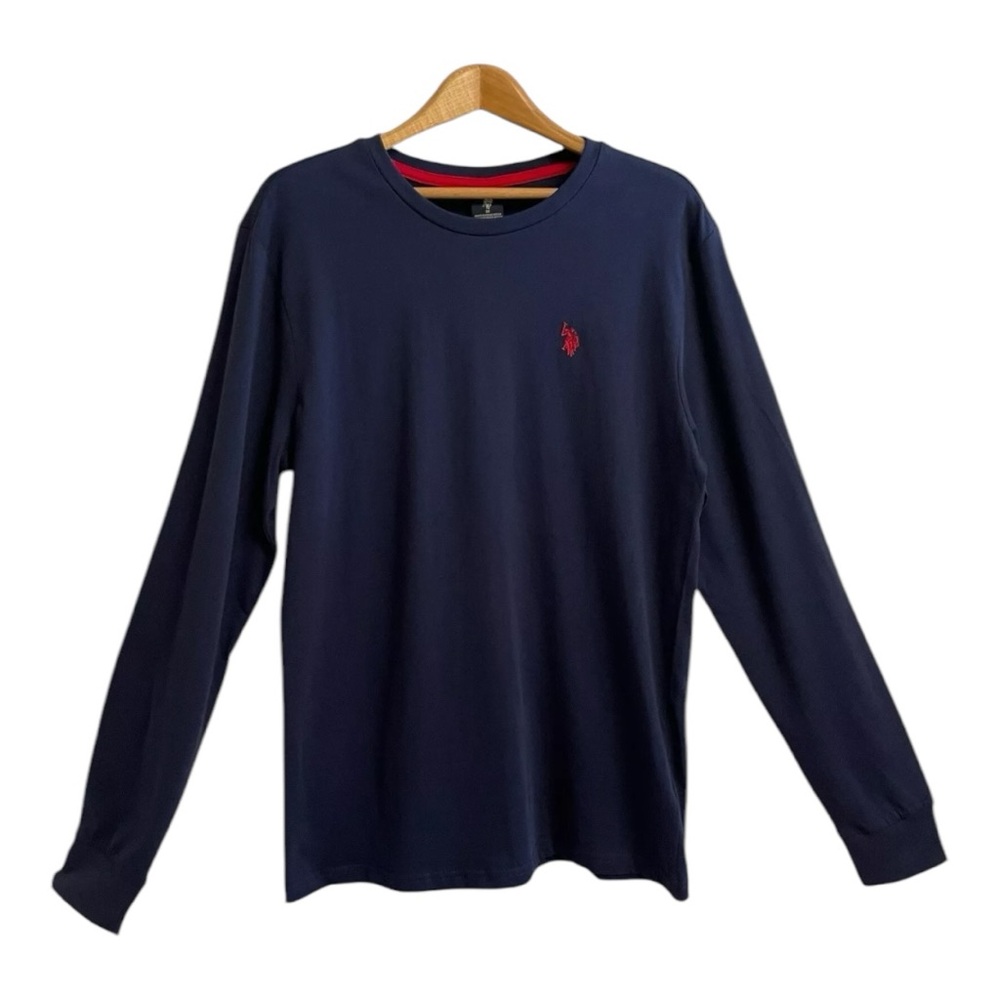 U.S. Polo Assn. Long Sleeve Shirt Mens Medium Blue